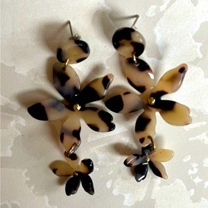 JCrew tortoise shell earrings